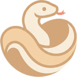 ChocolaCase logo, a banana ball python